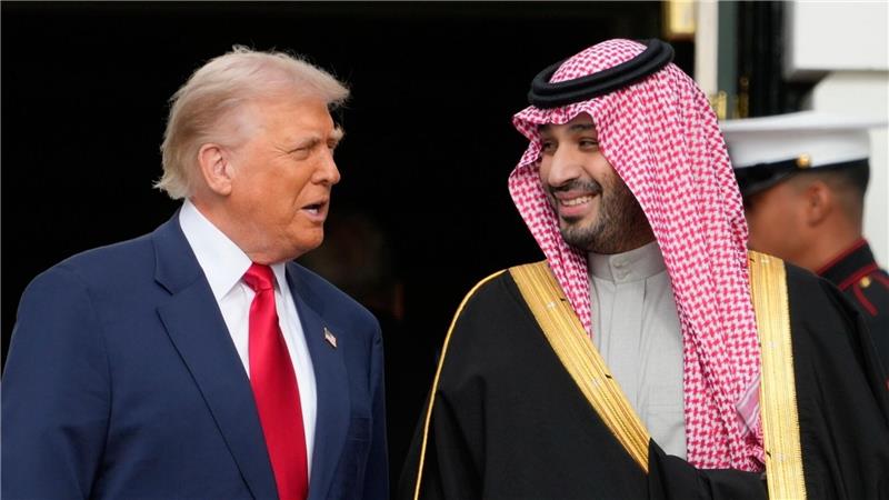 US-Präsident Donald Trump empfing den saudischen Kronprinzen Mohammed bin Salman im Weißen Haus.