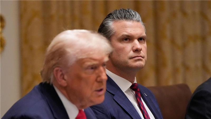 US-Präsident Donald Trump helfe gerne Ländern, die sich selbst helfen würden, sagte Pentagon-Chef Pete Hegseth. (Archivbild)