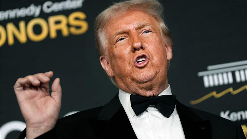 US-Präsident Donald Trump nimmt an einer Gala im Kennedy Center teil.