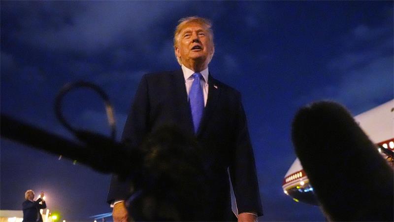 US-Präsident Donald Trump war mehrfach zwischen Drohungen und Ankündigungen von Verhandlungslösungen hin- und hergewechselt.