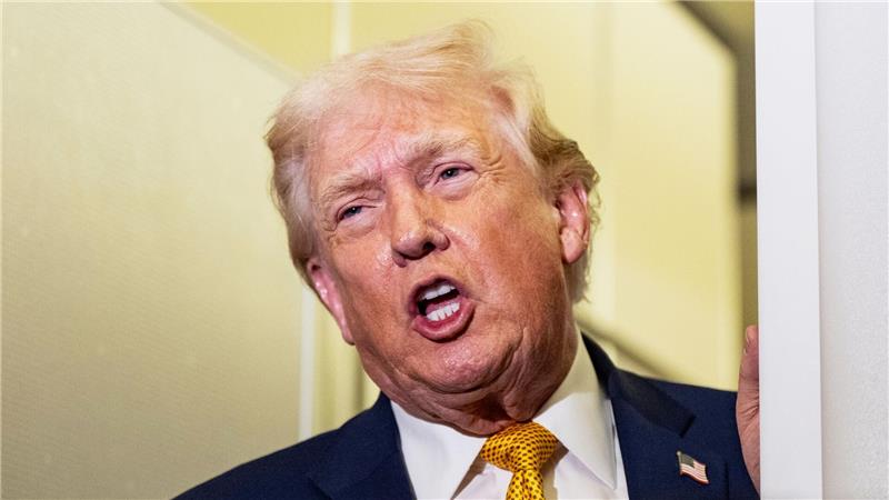 US-Präsident Donald Trump will die Islamische Republik mit Zöllen unter Druck setzen. (Archivbild)