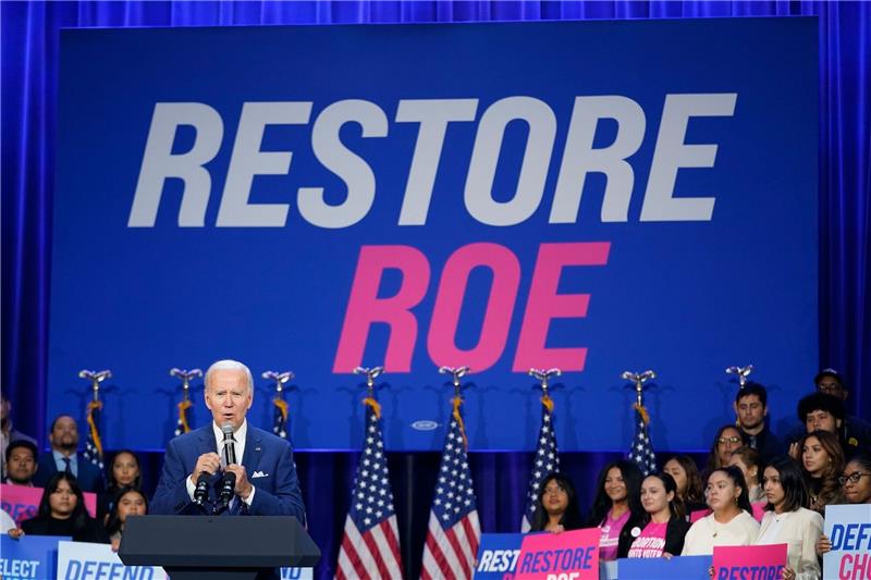 US-Präsident Joe Biden bekräftigt bei einer Veranstaltung in Washington das Recht auf Abtreibung.