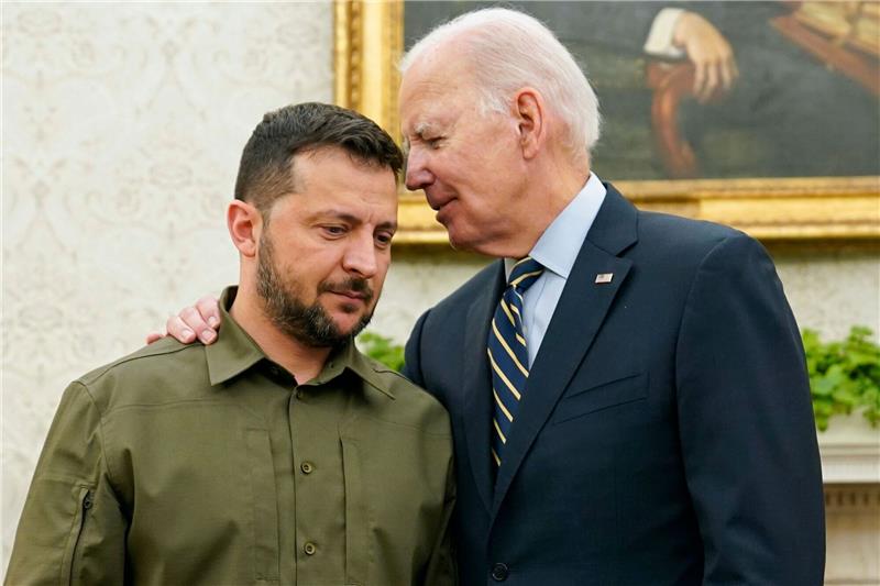 Ukraine: EU-Hilfen für Infrastruktur und US-Militärpaket US-Präsident Joe Biden empfängt Wolodymyr Selenskyj im Weißen Haus.