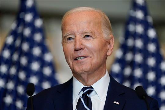 US-Präsident Joe Biden gibt sich angesichts des Ausgangs der Vorwahl selbstbewusst.