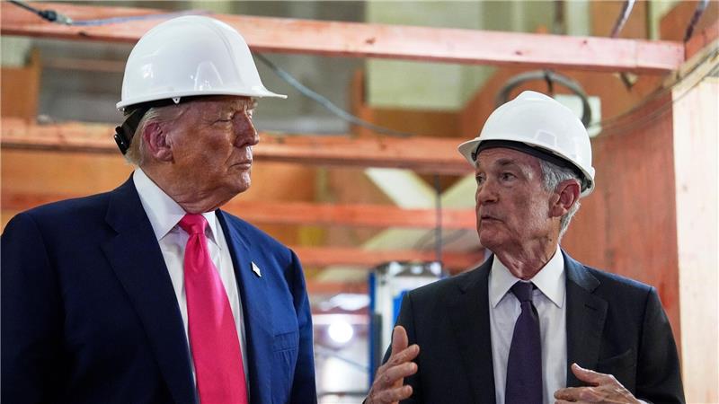 US-Präsident Trump betrachtet Notenbank-Chef Powell schon länger als Ärgernis. (Archivbild)