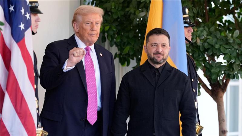 Trump hofft auf Ende des Ukraine-Kriegs ohne Tomahawks US-Präsident Trump hat den ukrainischen Präsidenten Wolodymyr Selenskyj empfangen.