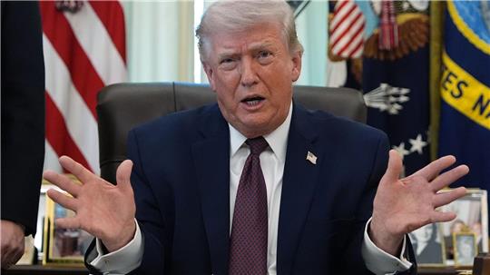 US-Präsident Trump macte die erfolgreiche Rettung des im Iran vermissten US-Offiziers bekannt. (Archivbild)