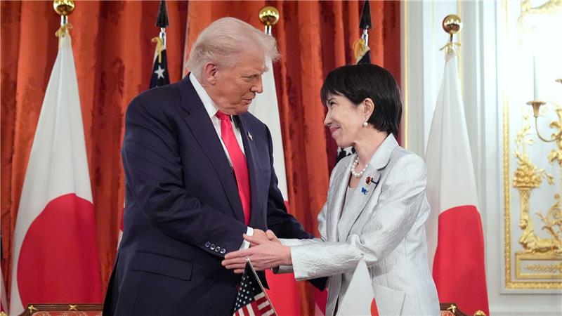 US-Präsident Trump und Japans Regierungschefin Takaichi pflegen ein enges Verhältnis. (Archivbild)