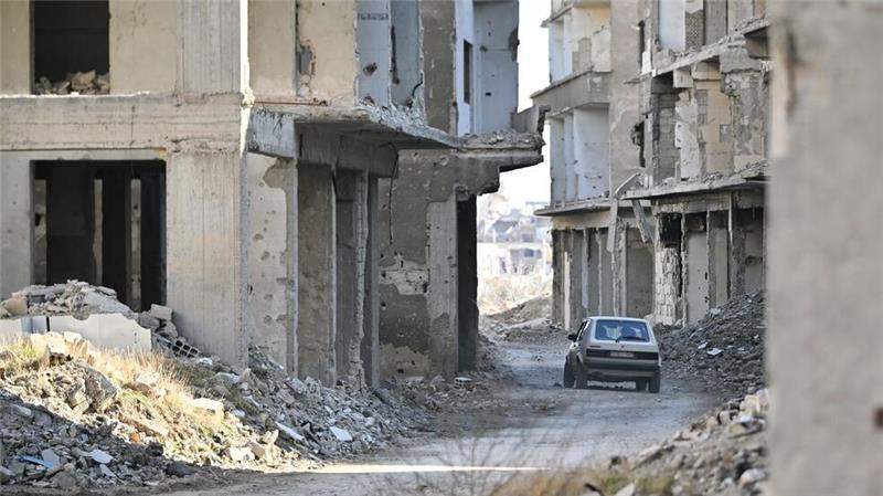 Schulze auf Erkundungsreise in Damaskus - schauen was geht Über Jahre war das Viertel Dschubar in Damaskus Sperrgebiet. Die letzten Bewohner wurden umgesiedelt.
