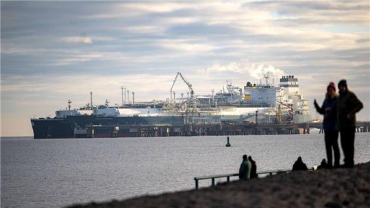 Über die Nordsee-Terminals kam 2024 im Vergleich zur Ostsee das meiste LNG.