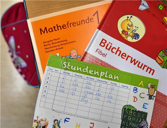 Über die Projekte „Luca lernt mit“ und „Karla kickt mit“ erhalten einkommensschwache Familien Gutscheine, die sie für Schulmaterial und Sportartikel einsetzen können. Symbolfotos: Pixabay, Patrick Pleul/dpa