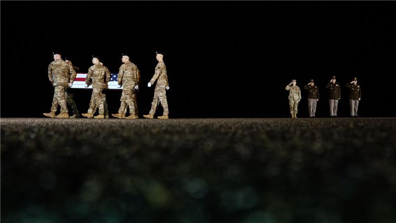 Überführung eines getöteten US-Soldaten