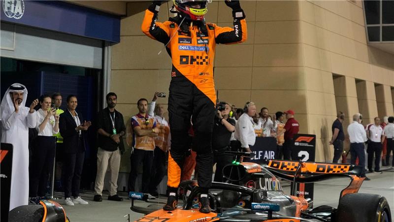 Überlegener Sieger in Bahrain: McLaren-Pilot Oscar Piastri.