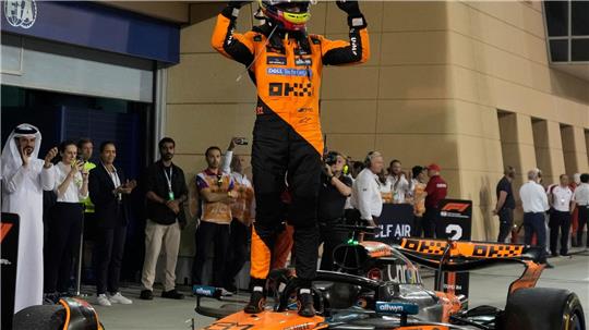 Überlegener Sieger in Bahrain: McLaren-Pilot Oscar Piastri.