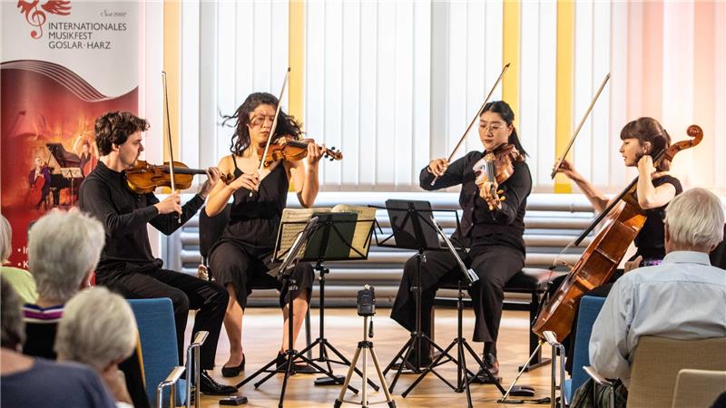 Überraschend, fröhlich und preisverdächtig: Das Nerida-Quartett spielt im Kulturmarktplatz.