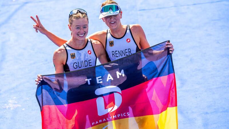 „Bronze gewonnen“: Emotionaler Schulz happy über Platz drei Überraschend sicherten sich Anja Renner mit Guide Maria Paulig Bronze.