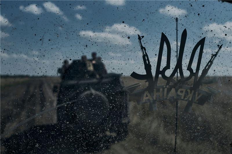 Krieg gegen die Ukraine: So ist die Lage Ukrainische Soldaten in der Nähe von Bachmut an der Frontlinie.