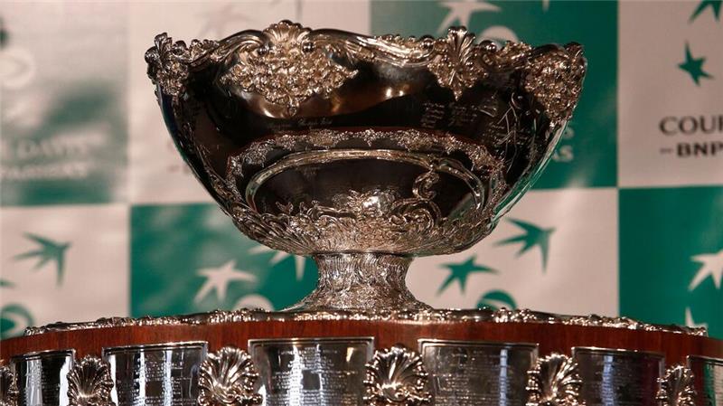 Niederlande statt Nadal: Tennis-Team strebt ins Finale Um diesen Pokal geht es im Davis Cup.