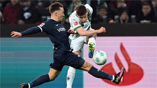 Umkämpfte Partie im Borussia-Park.