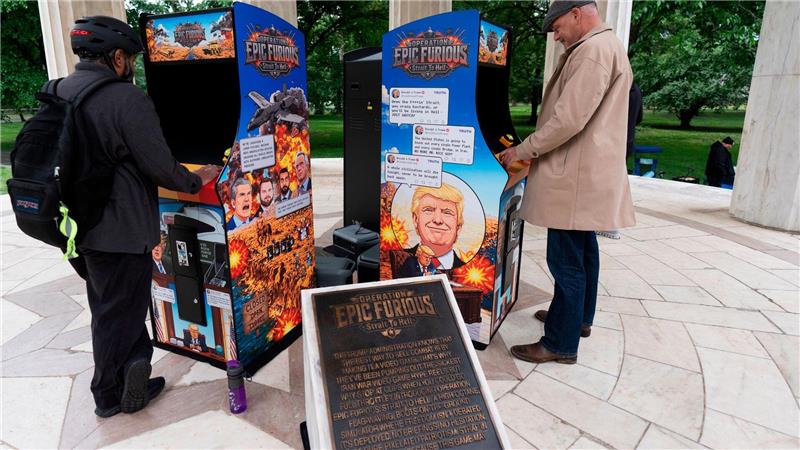 Unbekannte haben ein neues Videospiel zu Ehren Trumps entwickelt. 