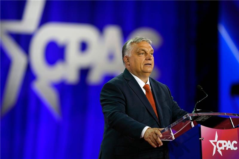 Ungarns Ministerpräsident Viktor Orban spricht auf der «Conservative Political Action Conference».