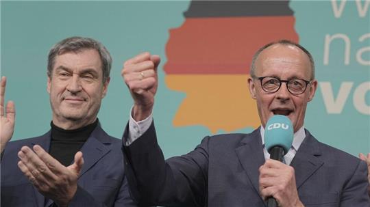 Union klarer Wahlsieger der Bundestagswahl. 