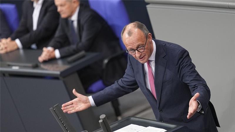 Unionsfraktionschef Merz bekam keine Mehrheit für den Entwurf seiner Fraktion.