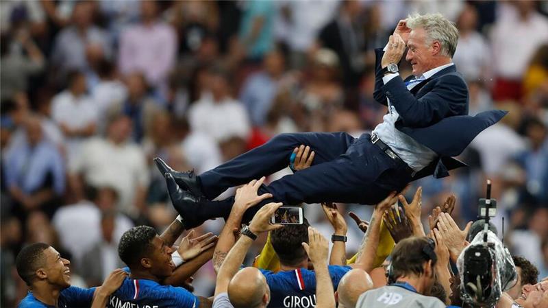 Deschamps sagt nach der WM „Au Revoir“ - Kommt Zidane? Unter Deschamps wurden Les Bleus 2018 Weltmeister.