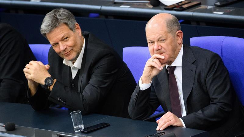 Ex-Vizekanzler Habeck verlässt den Bundestag Unter Regierungschef Olaf Scholz (SPD) war Habeck Vizekanzler. (Archivbild)