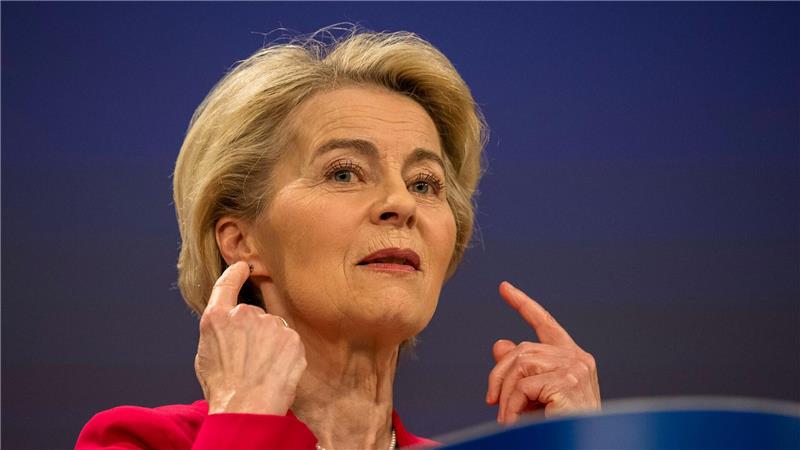 Von der Leyen: Neue US-Zölle werden Pharmaindustrie treffen Ursula von der Leyen will mit US-Präsident Donald Trump verhandeln, hat aber auch Pläne für den Fall, dass er dies nicht will. (Archivbild)