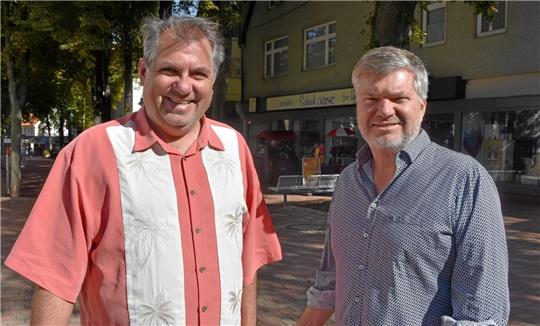 VWH-Vorsitzender Lutz Mrozek (li.) und sein Vize Frank Grocholl.