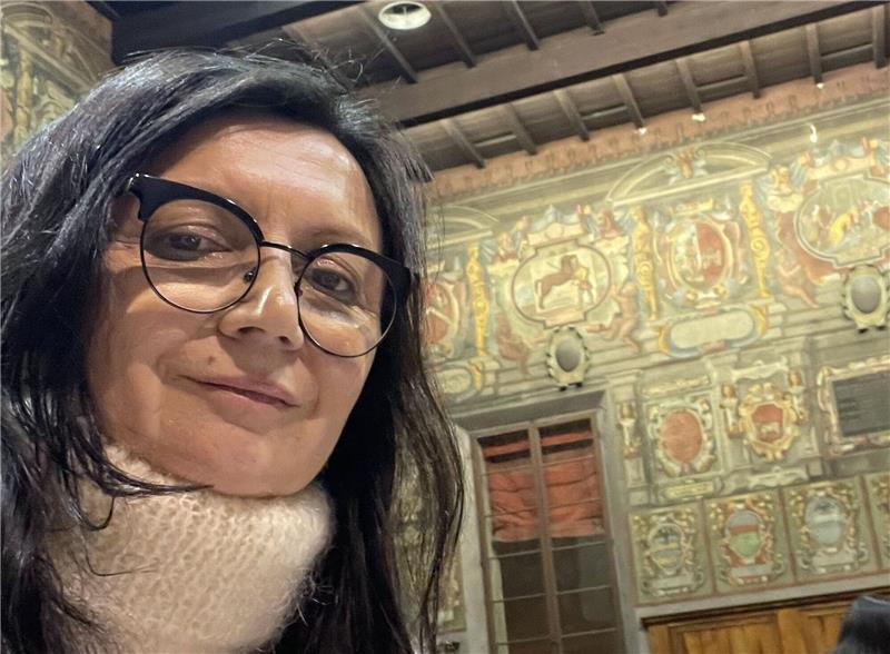 Gutenberg-Preis geht an Valentyna Bochkovska Valentyna Bochkovska wird geehrt.