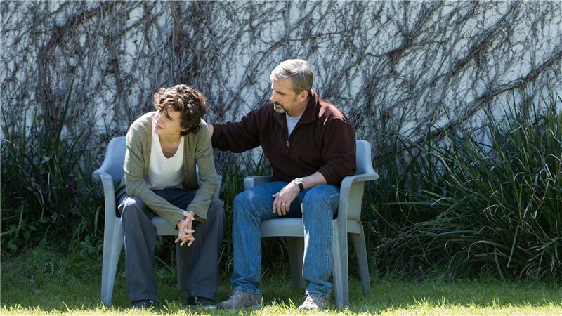 Streaming-Tipps der Woche Vater David (Steve Carell, r) und Sohn Nic Sheff (Timothée Chalamet, l) müssen reden.