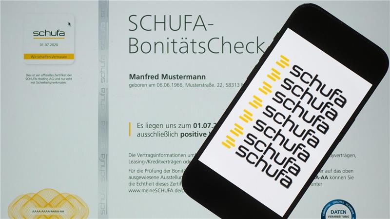 Verbraucher erhalten einen kotenlosen und digitalen Einblick in ihren Schufa-Score. (Symbolbild)