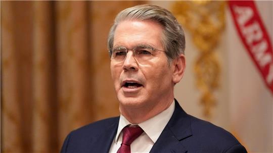 Verkündet schärfe US-Sanktionen gegen Russland: US-Finanzminister Scott Bessent. (Archivbild)