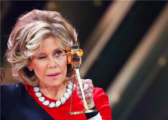 Verleihung 52. Goldene Kamera in Hamburg 2017: Jane Fonda wird in der Kategorie "Lebenswerk International" ausgezeichnet.