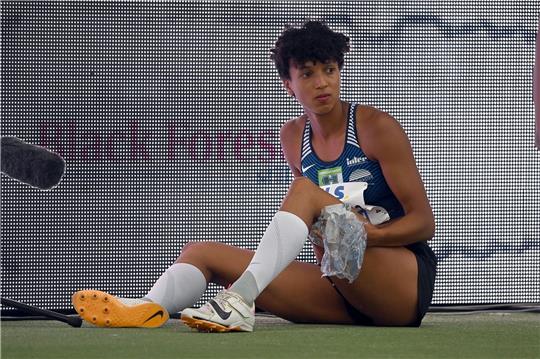 Verletzte sich in Kassel: Malaika Mihambo.