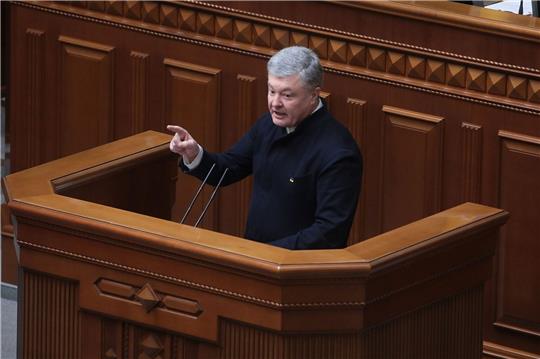 Verlor 2019 nach fünf Jahren im Amt die Wahlen gegen Wolodymyr Selenskyj: Petro Poroschenko.