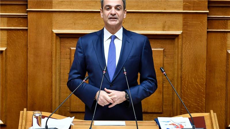 Griechische Regierung übersteht Misstrauensvotum Verspricht, die Bahn auf Vordermann zu bringen: Kyriakos Mitsotakis