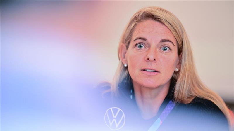 Frankreich-Spiel als „Gradmesser“ für Fußballerinnen und DFB Vertrag bis 2029: DFB-Direktorin Nia Künzer.