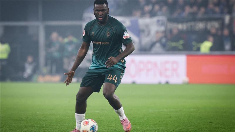 Victor Boniface wird wegen körperlicher Defizite auch in Köln nicht zum Werder-Kader gehören. (Archivbild)