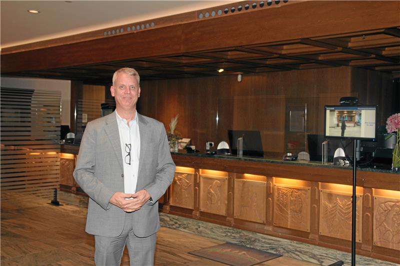 Viel Arbeit: Michael Naber hat die Leitung des „Ahorn Harz Hotels Braunlage“ übernommen und will die Zahl der Mitarbeiter mehr als verdoppeln.  Foto: Eggers