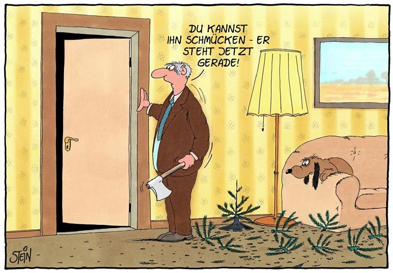 Viel Spaß beim Aufstellen des Weihnachtsbaums. Aber Achtung: Perfektionismus ist vielleicht nicht immer der beste Ratgeber.