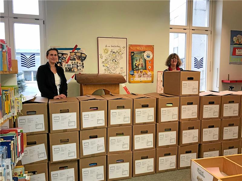 Viele Kartons werden für die Umzüge gepackt.  Archivfoto: Privat