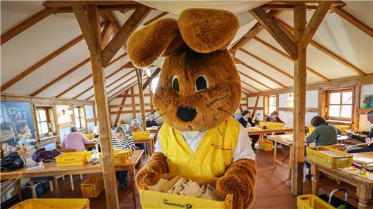 Viele Kinder schicken zu Ostern Briefe an „Hanni Hase“. (Archivbild)