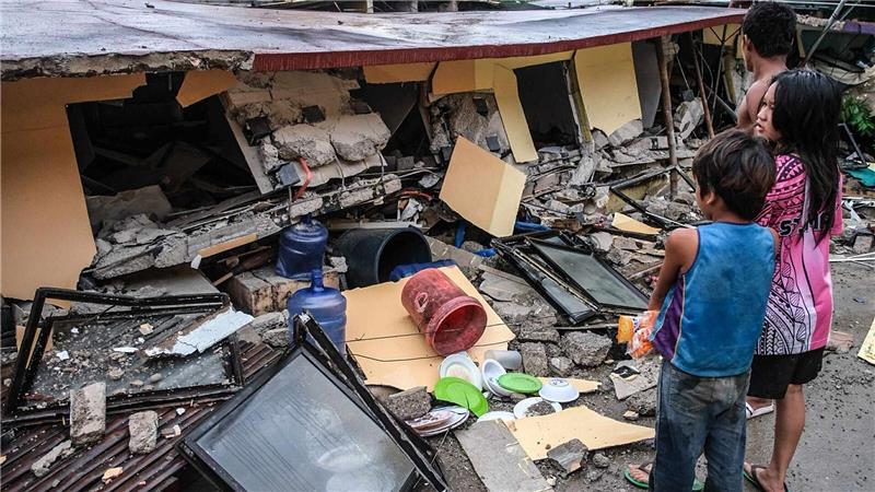 Viele Menschen verloren ihre Häuser. 