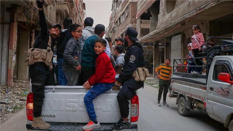Nur wenige Syrer verlassen bisher Deutschland Viele Viertel in Syrien sind zerstört, auch in der Hauptstadt Damaskus. (Archivfoto)