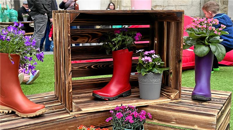 Viele liebevolle Details gilt es beim Gartenmarkt zu entdecken.
