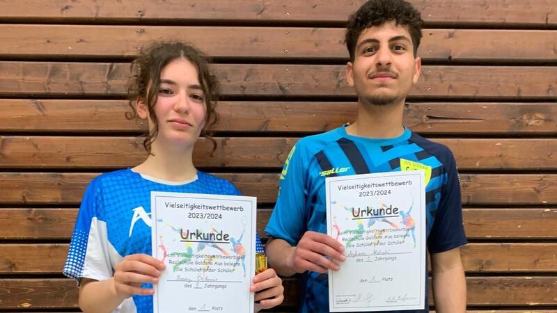 Viele Auzeichnungen in der Realschule Goldene Aue Vielseitigkeitswettbewerb – Preise Realschule Goldene Aue