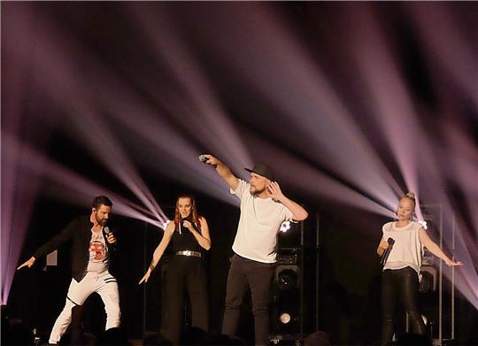Vier Individualisten, vier Talente, eine perfekte Show: Das A-Capella-Ensemble Onair aus Berlin legt die gute Show hin, die die Fans erwarten. Foto: Zietz